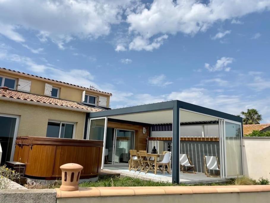 Villa Avec Spa & Vue Panomarique Sur L'Etang Pérols Exterior foto
